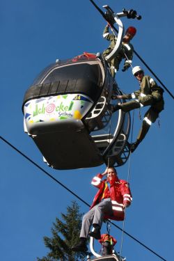 Rettung aus der Seilbahngondel