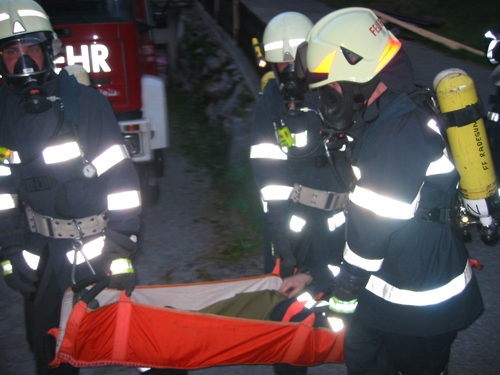 Atemschutzübung im Haus der Senioren