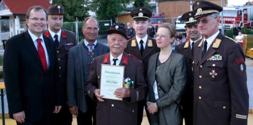 80 Jahre Feuerwehrmitglied